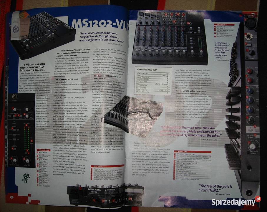 MACKIE Spring 1998 Analog Products and