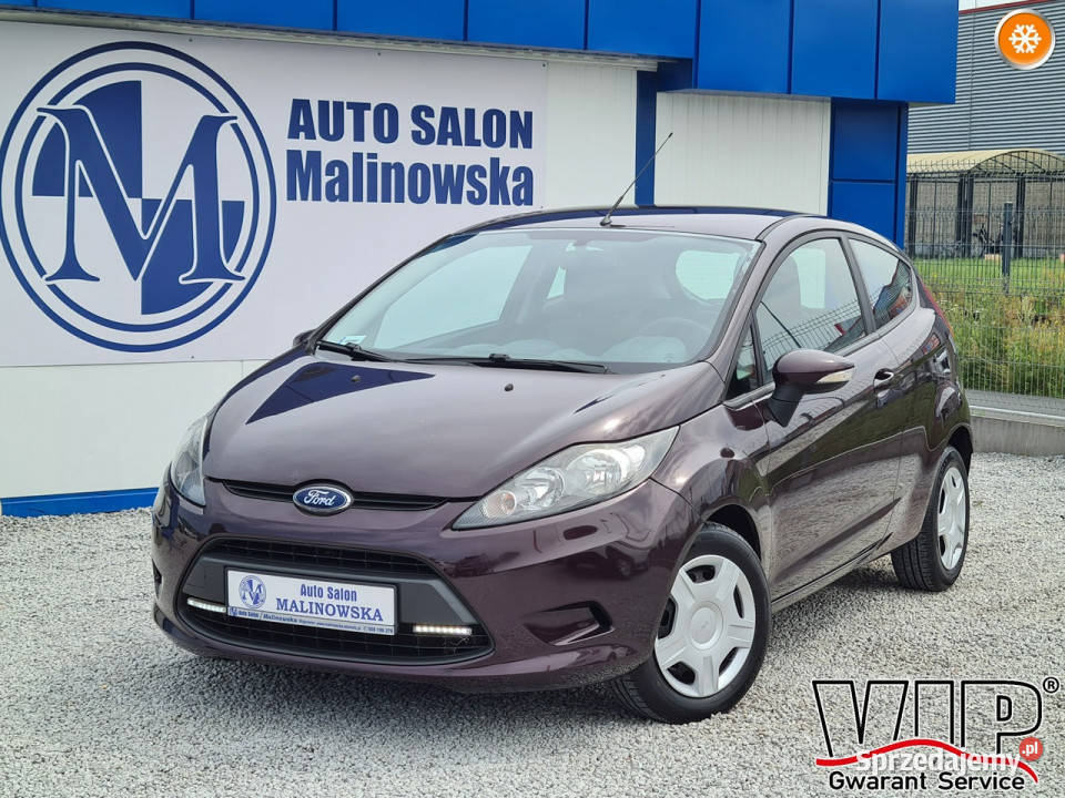 Ford Fiesta Klimatyzacja Led Grzana Szyba Przód wiśniowy Wągrowiec sprzedam