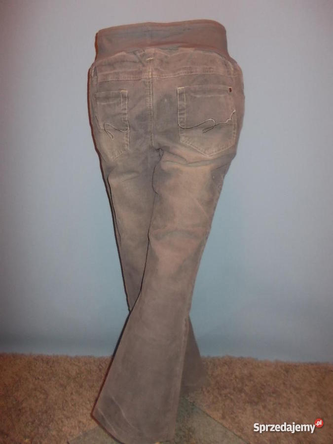 MIMI MATERNITY spodnie sztruksy ciążowe 40 Odzież warmińsko-mazurskie Rozgart