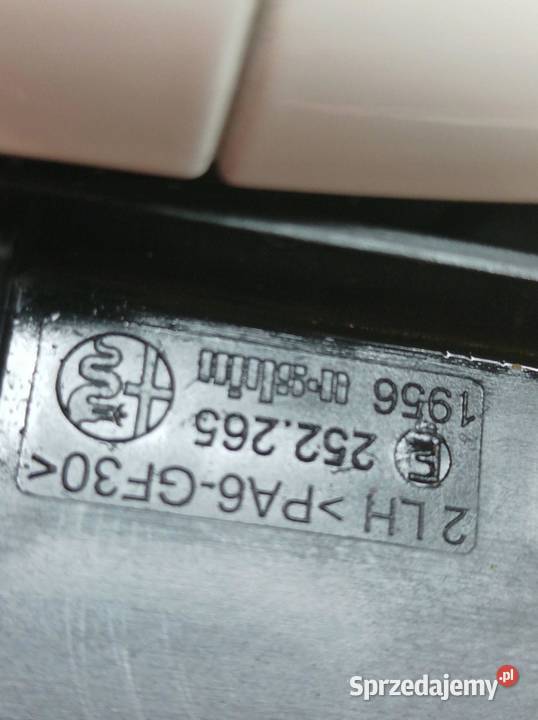 KLAMKA ZEWNĘTRZNA LEWA PRZÓD BIAŁA 50573689 Alfa