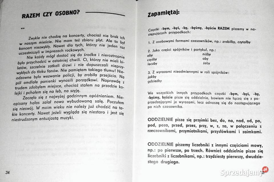 Dyktanda z powtórką zasad ortografii polskiej lubelskie Chełm