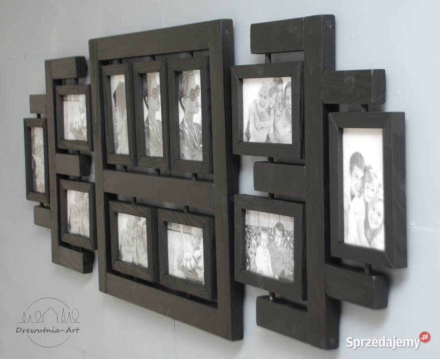 czarna galeria ścienna ramka na zdjęcia ramki do Katowice