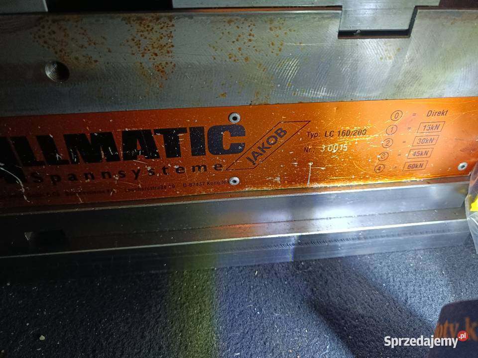 Imadło maszynowe Imadła 7 sztuk imadło 155 Produkcja Legnica sprzedam