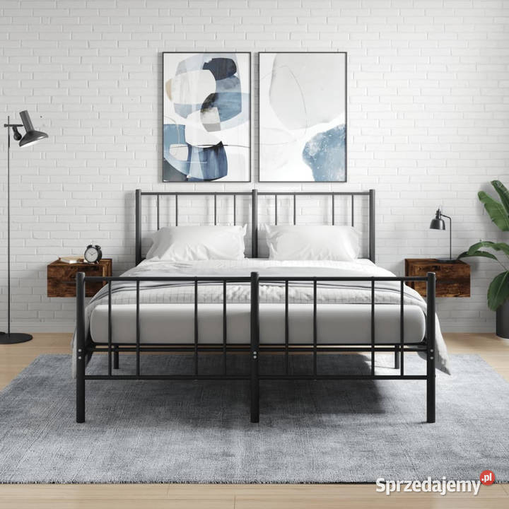 Wiszące szafki nocne 2 przydymiony dąb 35x35x20 Warszawa sprzedam