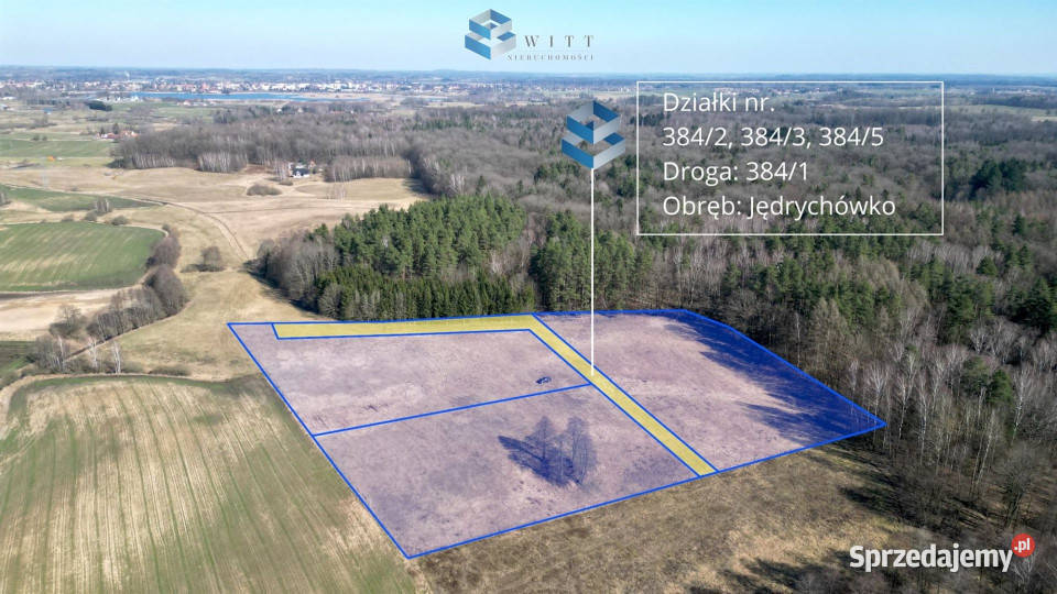 Działka Jędrychówko 7979m2 Sprzedaż warmińsko-mazurskie