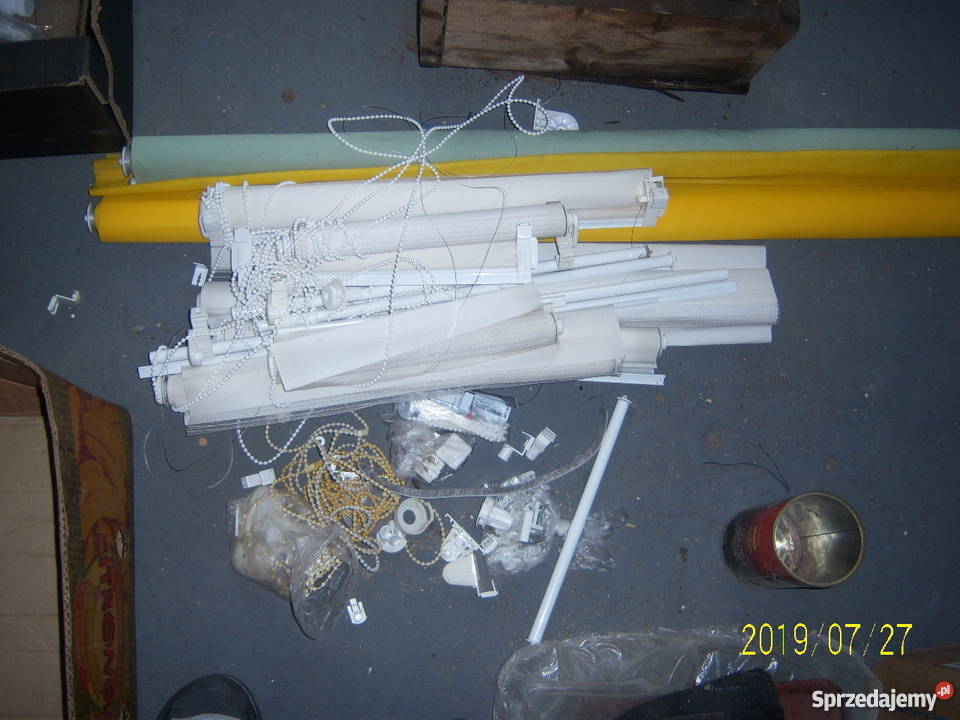 Rolety żaluzje duży pakiet części serwis wielokolorowy Kielce