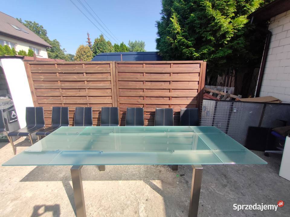 Stół PEDRALI Magic rozkładany szklany stal mazowieckie Warszawa