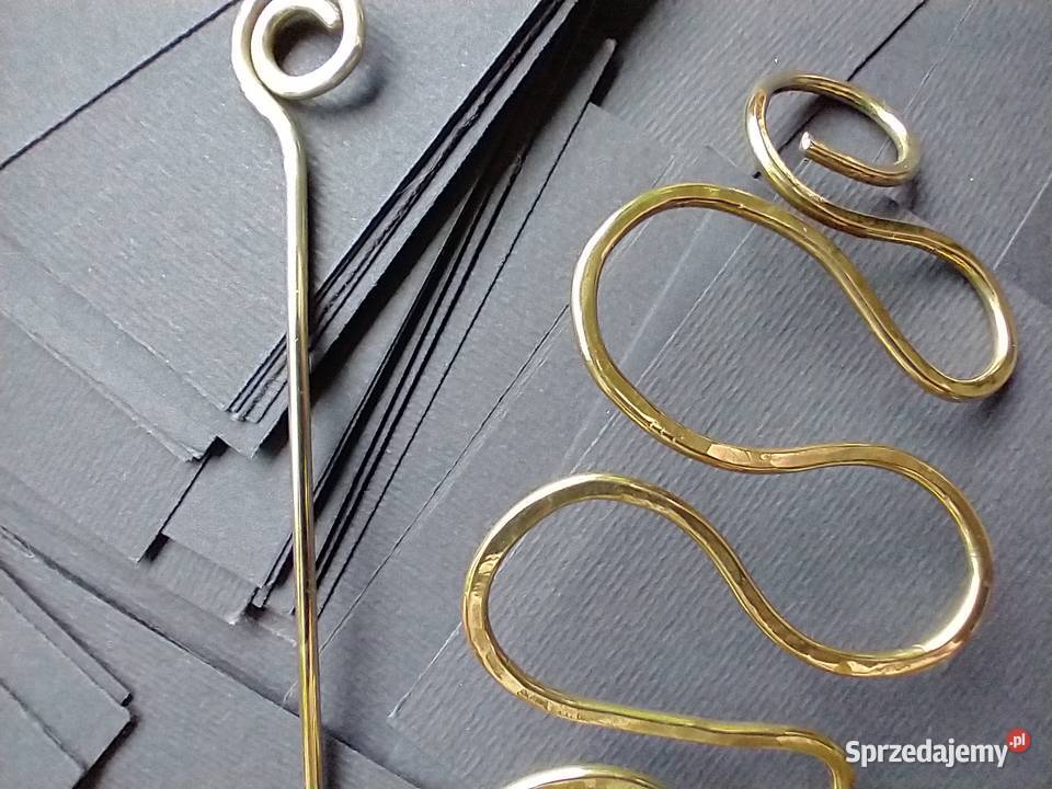 Spinka do koła mosiądz rękodzieło metaloplastyka Łódź sprzedam