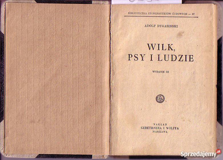 6958 WILK PSY I LUDZIE ADOLF DYGASIŃSKI