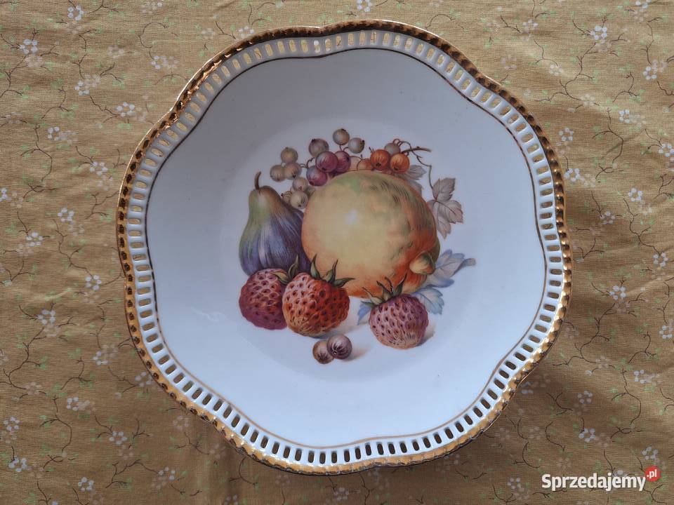 Talerze ażurowe dekoracyjne BAVARIA Schumann Porcelana i szkło pomorskie