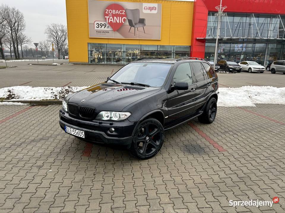 BMW X5 E53 30d 218 Wersja Sport 20 Skóra karmel autoalarm Prochowice