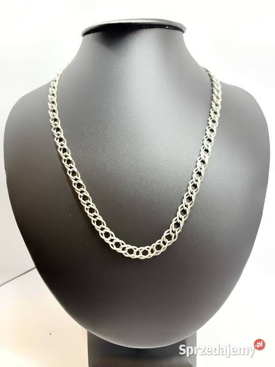 Srebrny łańcuszek pr 925 2667g Długość 665 Elbląg