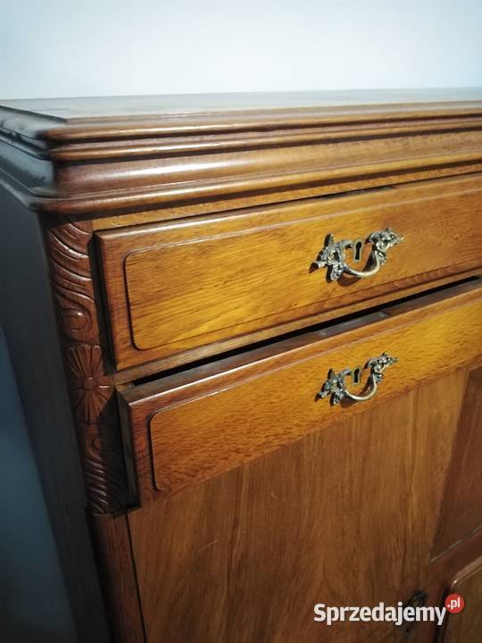 Piękny stary kredens z sekretarzykiem Gdynia
