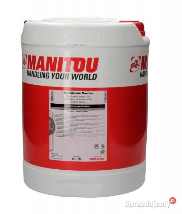 Olej hydrauliczny Manitou 582297 Orginalny Dobrzyniewo Duże