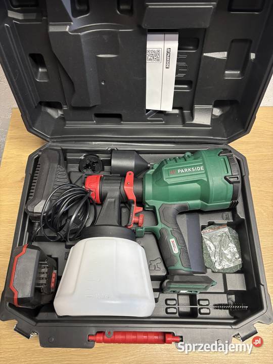 Akumulatorowy pistolet do farb ładowarka zachodniopomorskie sprzedam