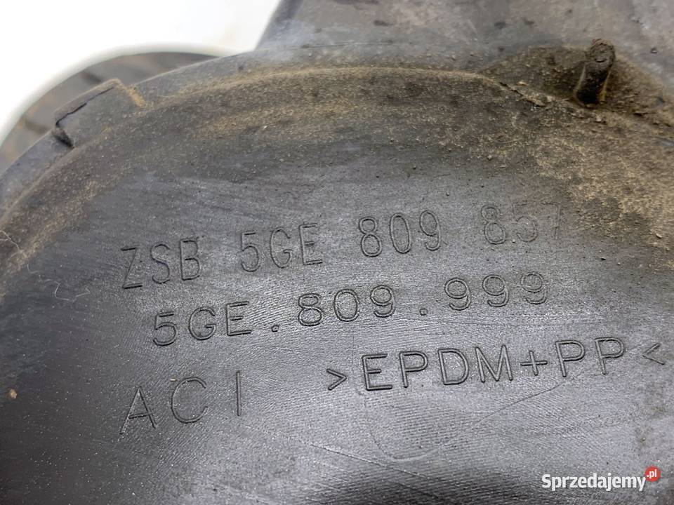 KLAPKA WLEWU PALIWA VW GOLF VII 5GE809857 sprzedam