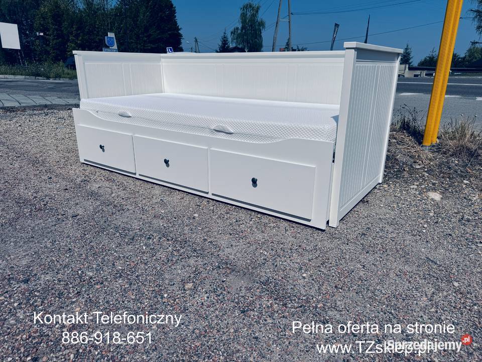 IKEA HEMNES Leżanka Łóżko z 3 szufladami 2 Rybnik