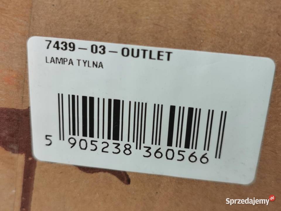 LAMPA PRAWY TYŁ BMW 3 E46 CABRIO 20002007 NOWA