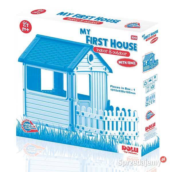 Wader domek z dachem dwuspadowym i płotkiem sprzedam