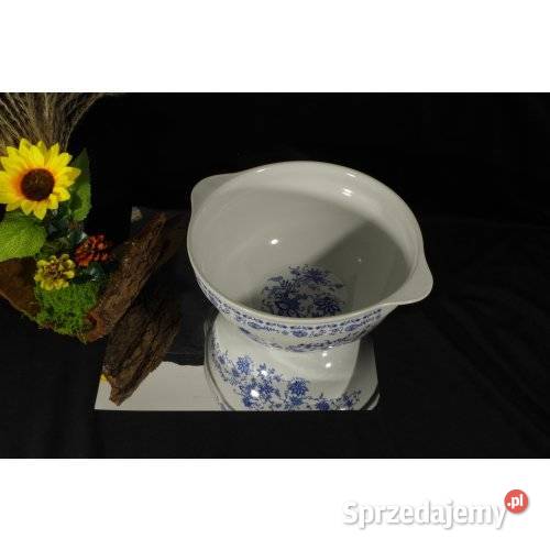 Porcelanowa misa z uchwytami Blue Onion
