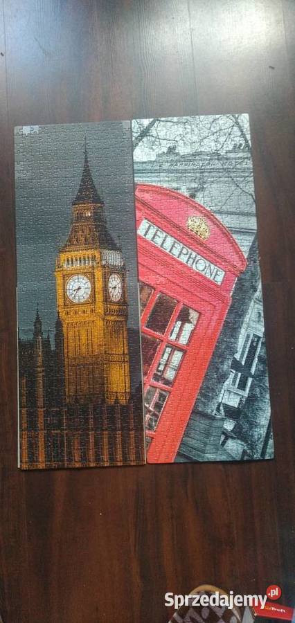 Puzzle ułożone 3 x 500 Piekary Śląskie