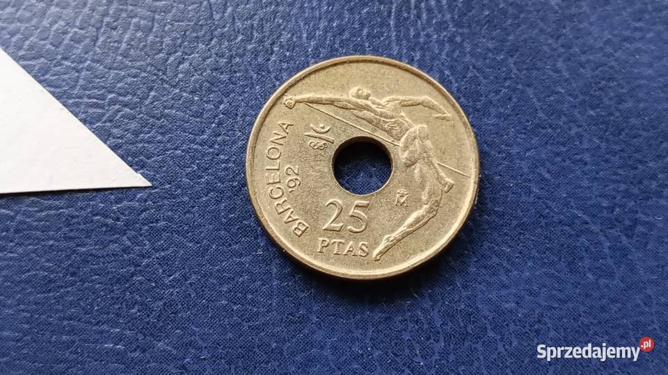 Stare monety 25 pats 1991 Hiszpania Lesko