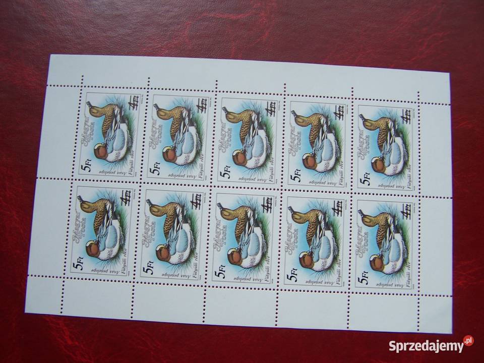 Węgry MNH 1988 Fauna Ptaki Kaczki Tychy