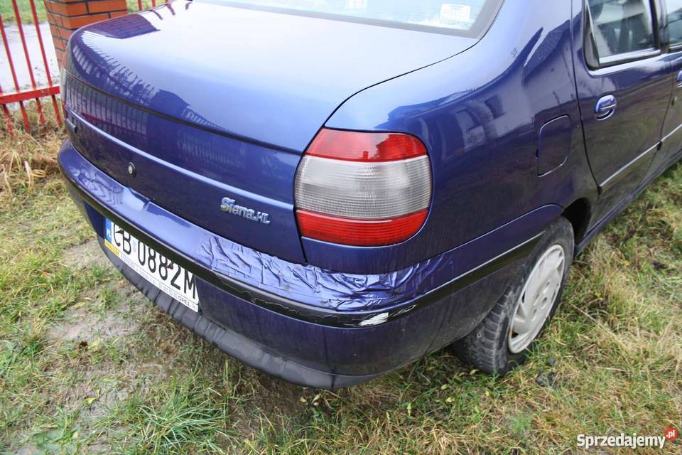 Fiat Siena 12 HL 1999r OC ważne do 19IV2017 nieuszkodzony