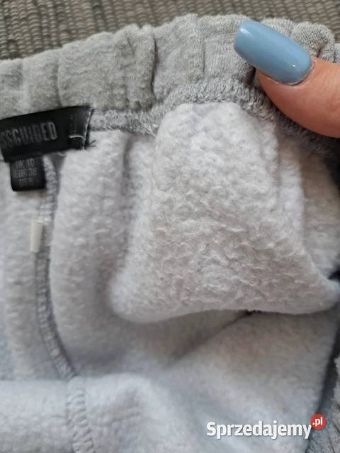 Szare spodenki dresowe wygoda na codzień M