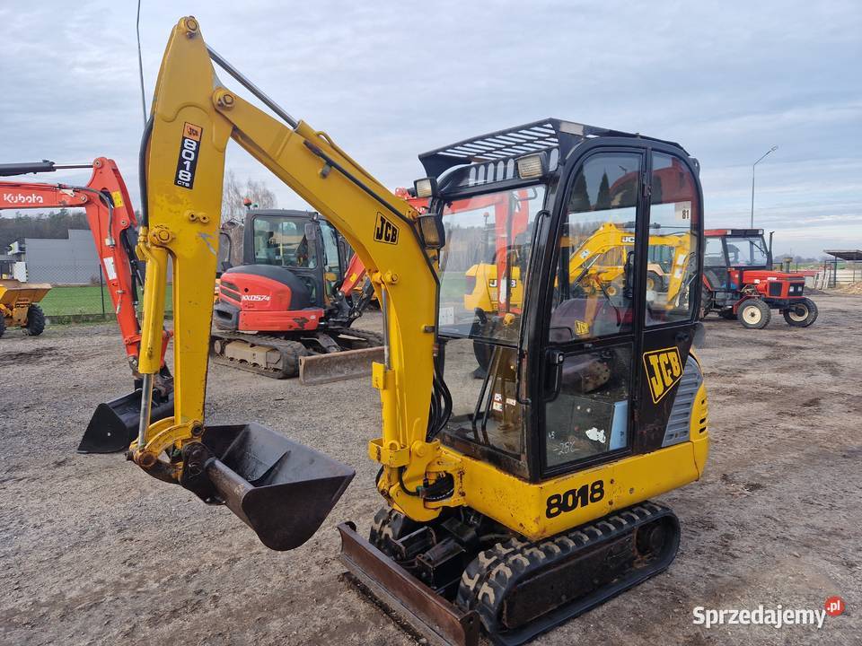Minikoparka JCB 8018 2001r poszerzane podwozie Ryżki