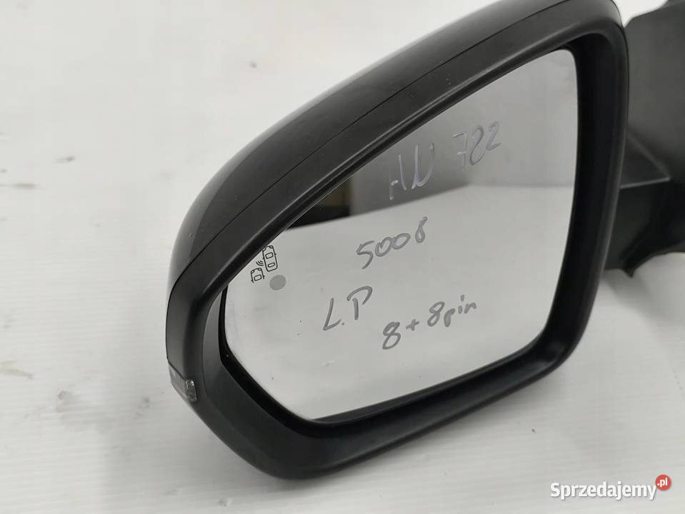 LUSTERKO LEWY PRZÓD 16PIN KTVD PEUGEOT 5008 II Listwy i nakładki