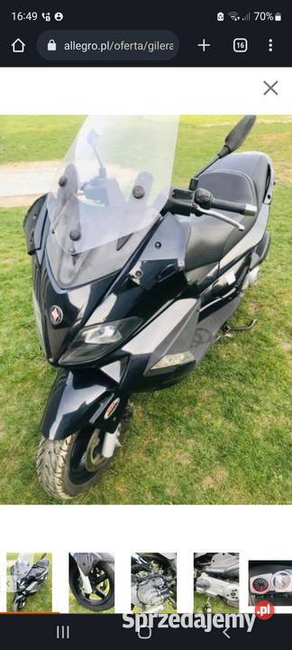 Gilera nexus 125 chlodnica czasza instalacja Lwówek