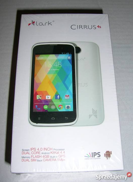 Smartfon LARK CIRRUS 4S BIAŁY całkowicie NOWY Dual SIM Opole