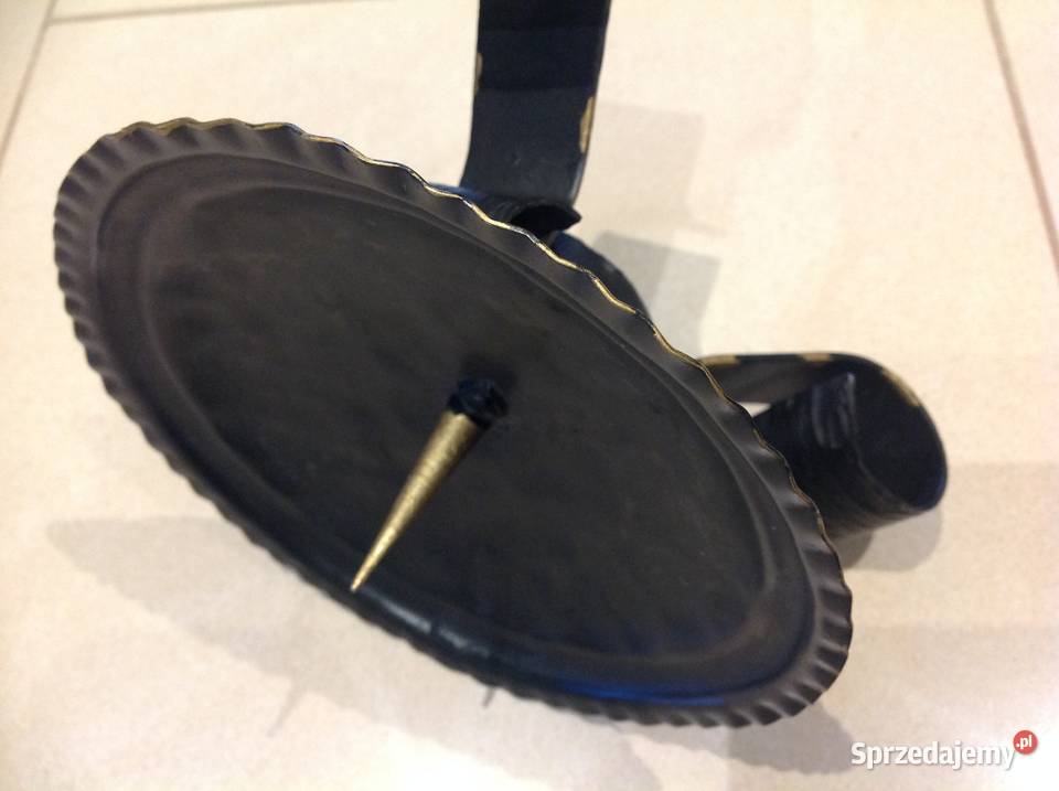 Świecznik Metalowy Kuty Metaloplastyka lubuskie Nowa Sól