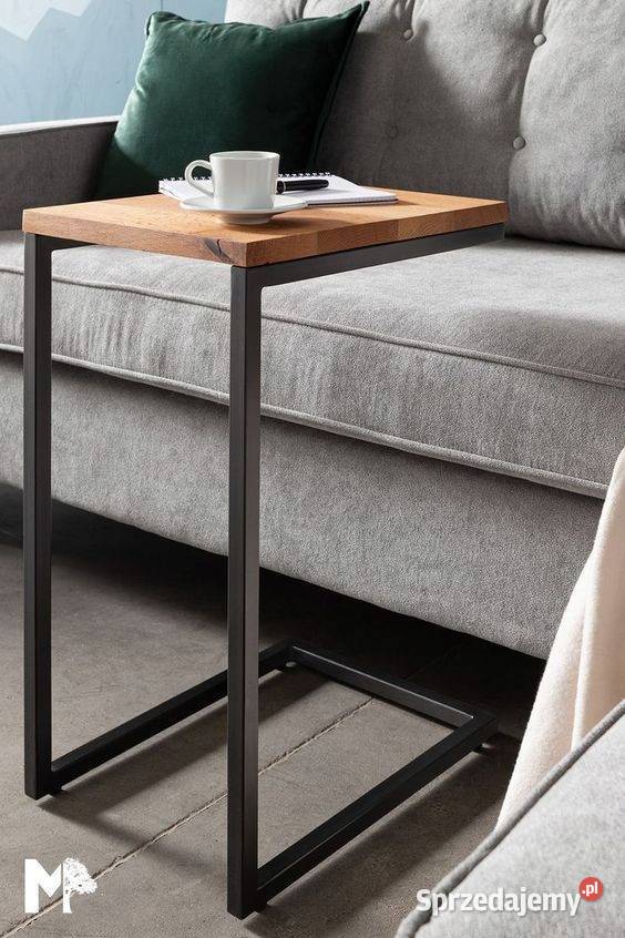 stolik kawowy loft Dąb konstrukcja mal PROSZKOWO Bartoszyce sprzedam