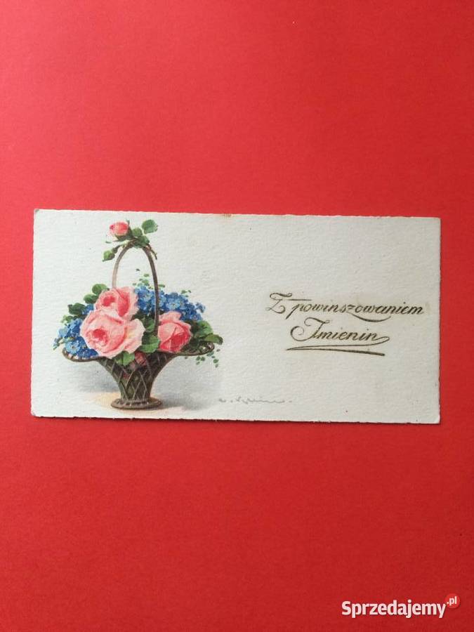 1590 Kartka Imieninowa Szczecin