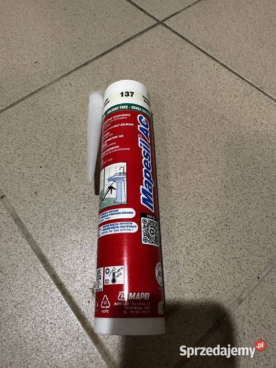 Silikon Sanitarny Mapei 137 Kraków