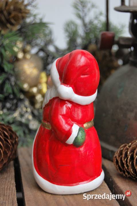 Mikołaj ceramiczny malowany figurka 10 Lublin sprzedam