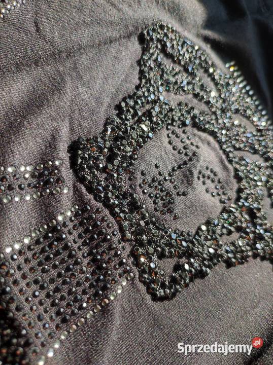 koszulka Versace tshirt meduza bluzka wysadzana długi