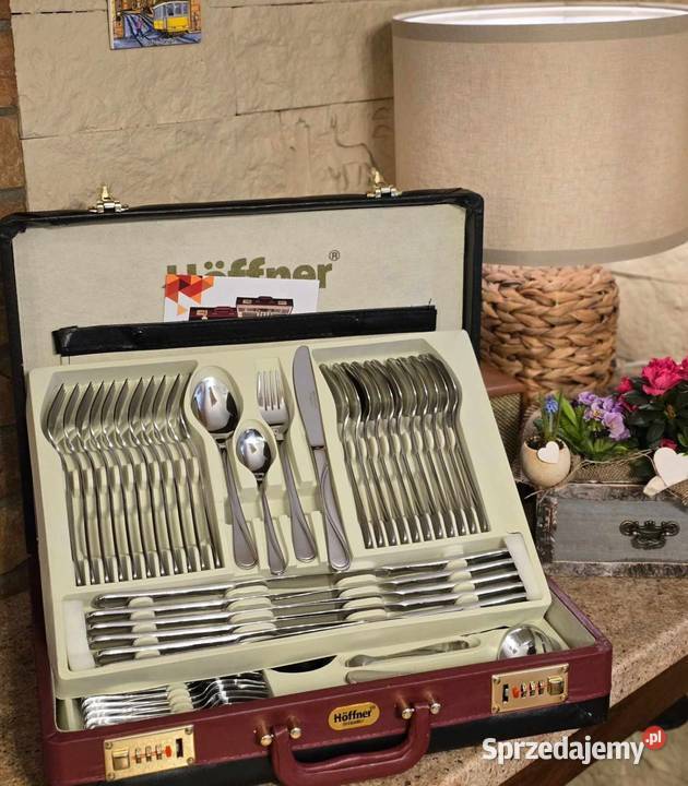 Walizka sztucce hoffner czarno braz Szczecin