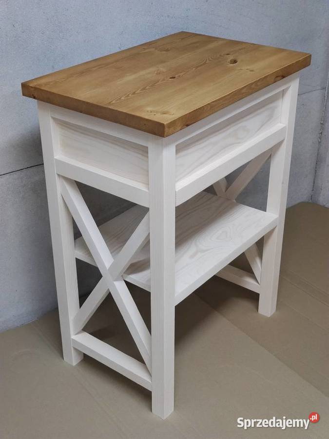 Konsola toaletka drewniana