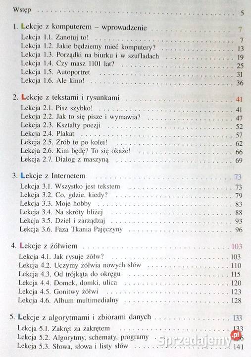 Lekcje z komputerem W Jochemczy M Wyczółkowski sprzedam