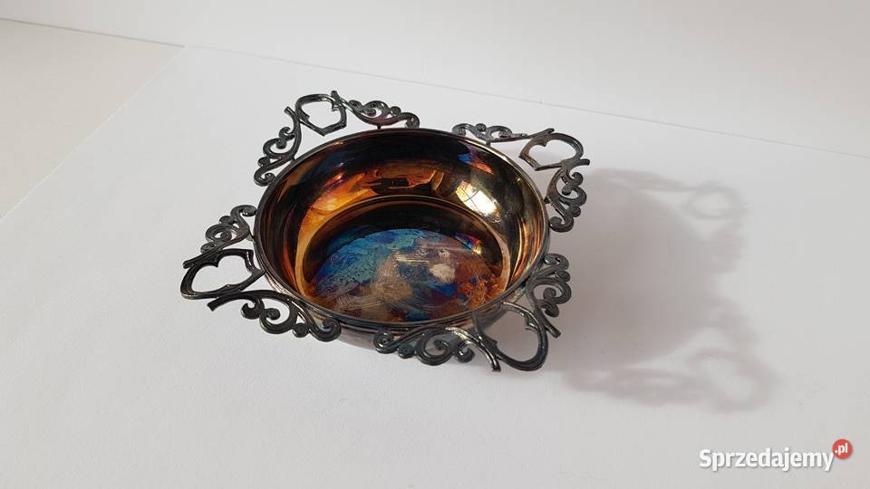 Platerowana popielniczka czarka Resovia Rzeszów Pozostałe Dąbrowa Górnicza