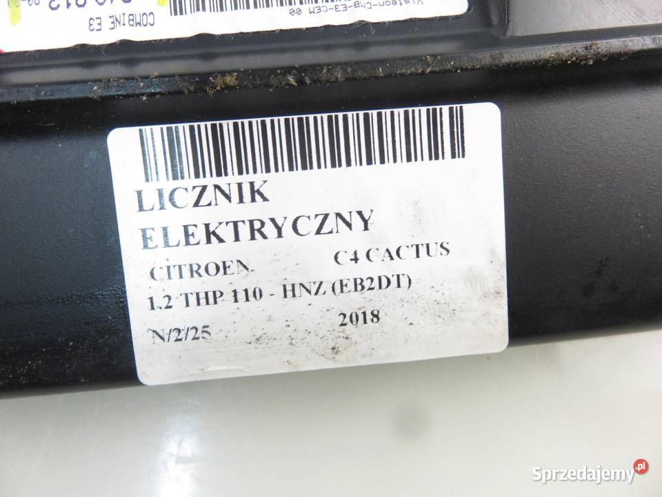 LICZNIK CITROEN C4 CACTUS 12 THP 110 HNZ