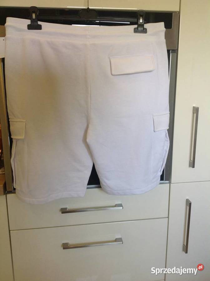 Szorty Spodenki Męskie BORN RICH L Białe NOWE Rozmiar L Nowa Sól sprzedam