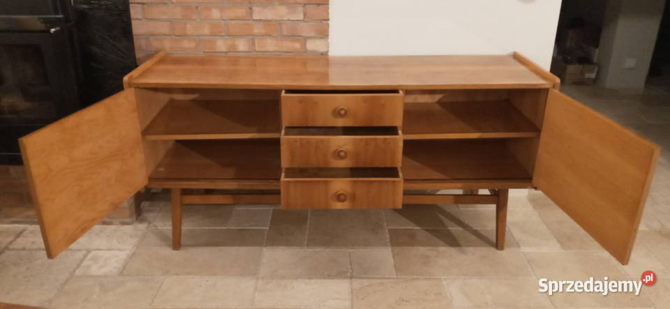 BILEA komoda stół krzesła VINTAGE z lat 60 PRL Sieradz