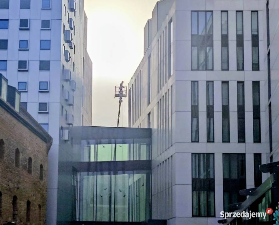 Mycie elewacji i dachów Wynajem podnośnika pomorskie