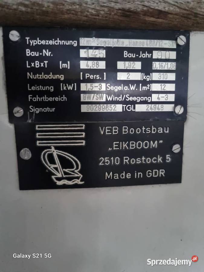 Sprzedam jacht Hanse 48812SK Kęty