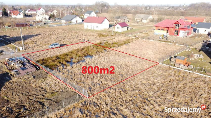 sprzedaży gruntu Ostrów Królewski 800m2 Sprzedaż małopolskie sprzedam
