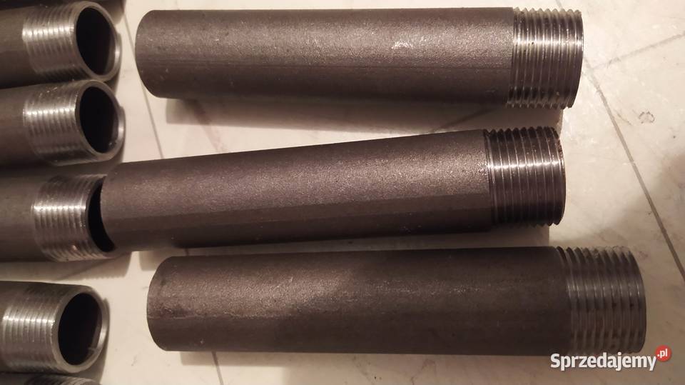 króciec stalowy 1xgwint zewn1 cal długość 140 mm sprzedam